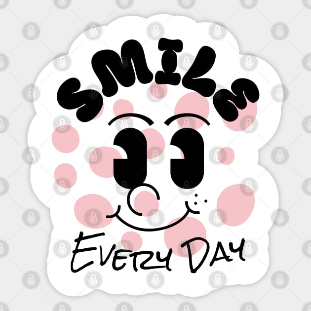 Smile Sticker by TEENIE DESIGN